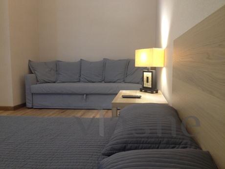 The apartment is in a new building, renovated, 5-minute walk