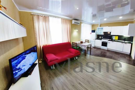 On the day rent studio apartment with a contemporary Europea