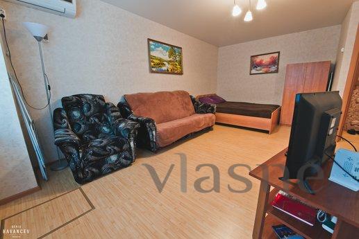 cozy apartment on the waterfront Furniture and other amenities: a double bed, sofa, chair, ta