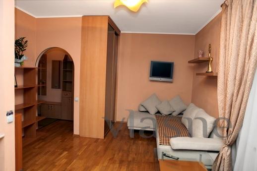 Dear guests, we offer you a flat business class a five-minut