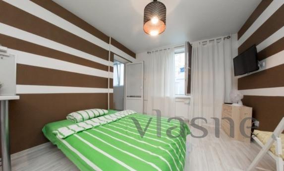 Modern studio in the new European house with a closed yard. 