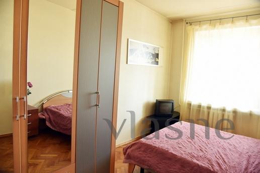 The apartment with loggia subway Savelov, Moscow - apartment by the day