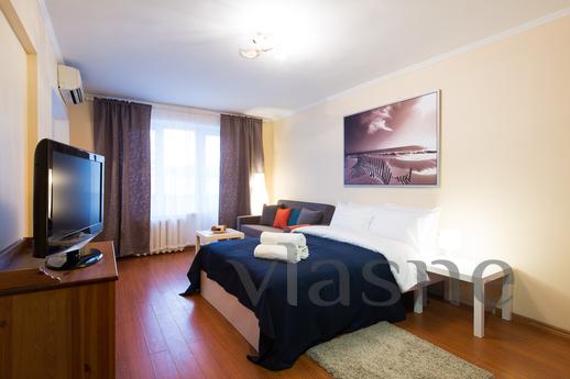 These apartments are located in Moscow, 400 meters from the 