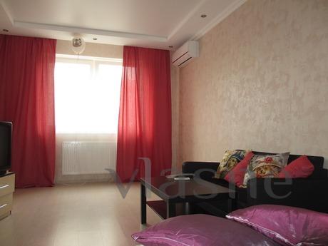 The apartment is in the heart of New Khimki in a new buildin
