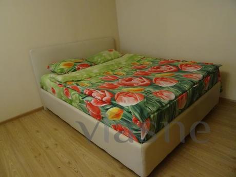 Night, clock, day in a cozy comfortable apartment, located i