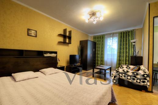 Situated in Moscow, this apartment features a balcony. The u
