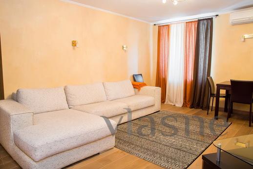 One bedroom apartment with designer renovated, in a brick ho