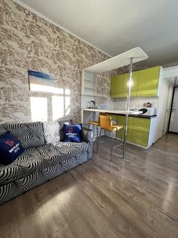 10 minutes from Okruzhnaya metro station and 5 minutes from 