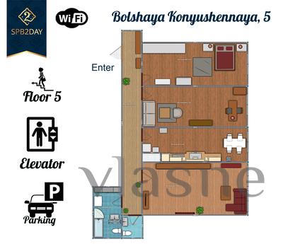 Daily , Saint Petersburg - apartment by the day