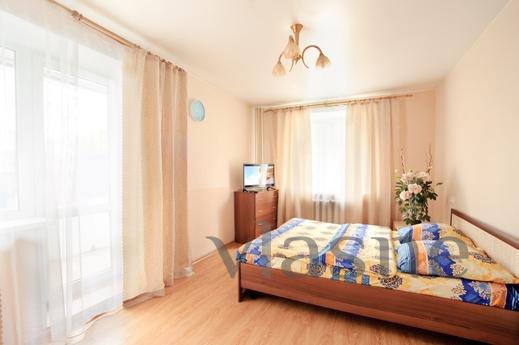 Rent for a day, an apartment with quality repairs is located