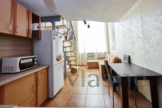 I rent a two-level apartment. Good repair. A clean, comforta