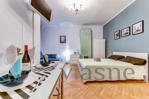 Spacious atmospheric apartments (30 sq.m.) with designer ren
