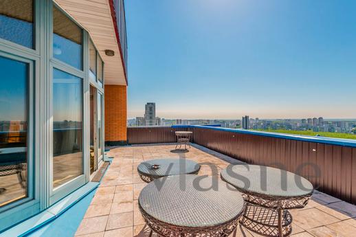 Equipped penthouse, Moscow - apartment by the day