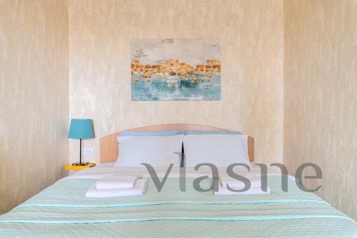 1-bedroom apartment directly opposite the Federal Center. Al