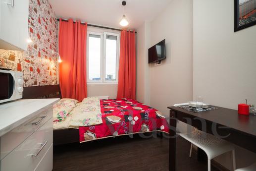 Modern studio on Voronitsyna, Khimki - apartment by the day