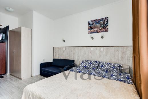 Cozy studio in a new building business c, Moscow - apartment by the day