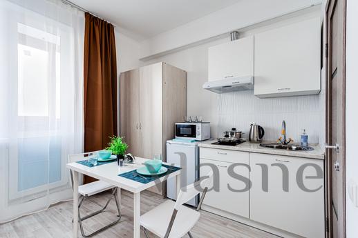 Cozy studio in a new building business c, Moscow - apartment by the day