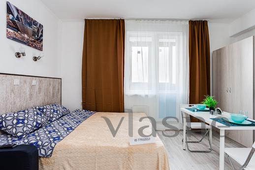 Cozy studio in a new building business c, Moscow - apartment by the day