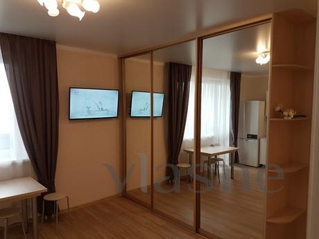 For rent studio apartment in a new build, Tyumen - apartment by the day