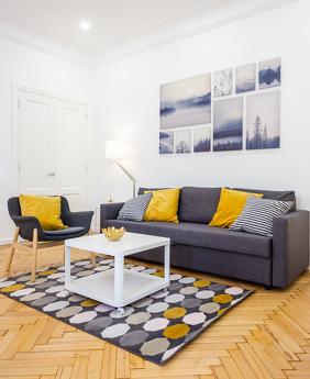 hth24 apart. Parking, near metro, Saint Petersburg - apartment by the day