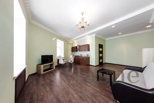 Spacious one bedroom apartment with an elegant interior ligh