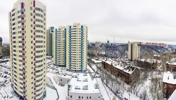 1k in a new house near the center, Perm - apartment by the day