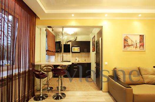 We offer you a two-bedroom apartment with a modern freshly m