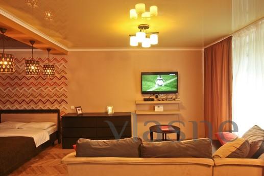 The apartment is located in the historical center of Moscow,