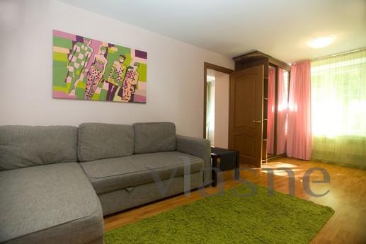 The apartment is located in the historical center of Moscow,