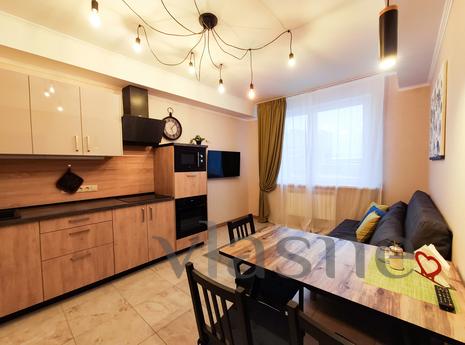 Separate two rooms and a kitchen, a sofa unfolds 10 minutes 
