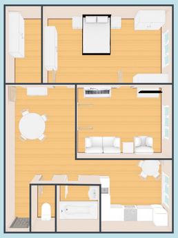 KP, cozy apartment in a high-rise,, Moscow - apartment by the day