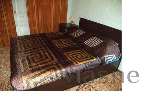 Rent a cozy one-bedroom apartment. Large double bed, new fur