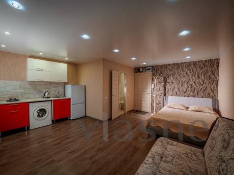 Comfortable stylish studio apartment with new European-quali