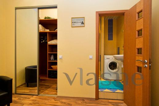 Two bathrooms, a sauna, a Jacuzzi, a bay, Saint Petersburg - apartment by the day