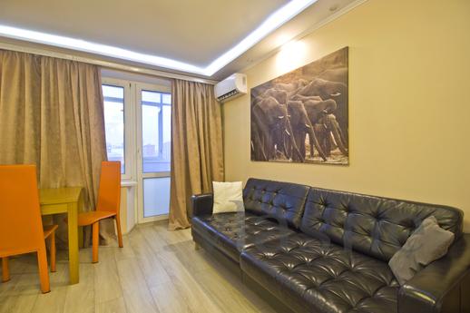 Modern apartment near metro Ulitsa 1905 goda. Convenient loc